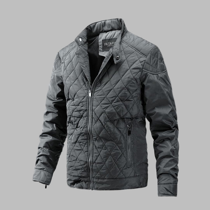 Elegant quilted transitional jacket for men