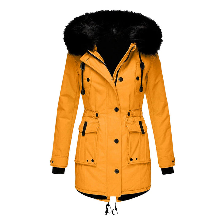 Cappotto invernale con cappuccio da donna: calore elegante per le giornate fredde