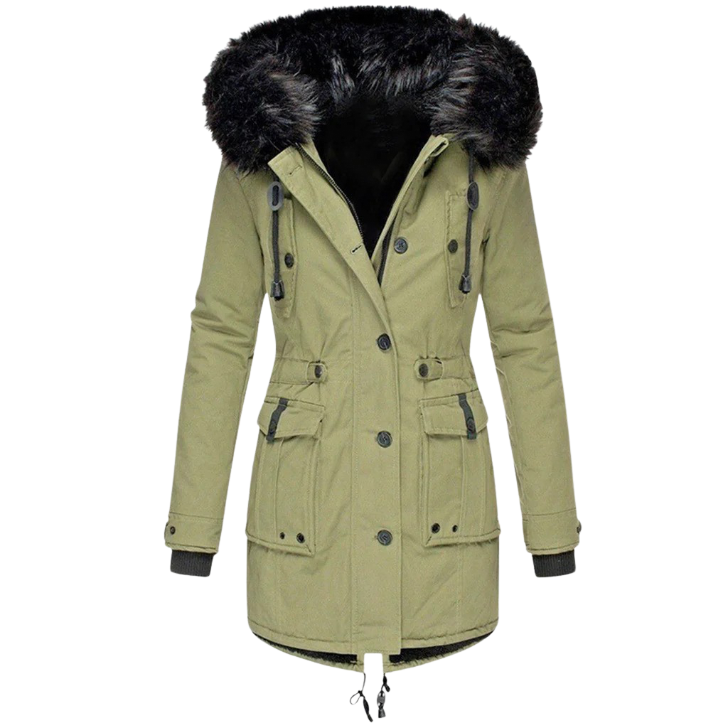 Cappotto invernale con cappuccio da donna: calore elegante per le giornate fredde
