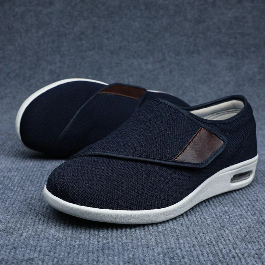 Widezon - Scarpa da passeggio extra larga per diabetici