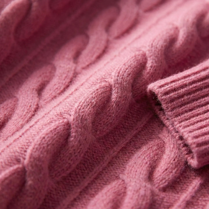 Wintrique - Maglione girocollo a trecce dal taglio rilassato