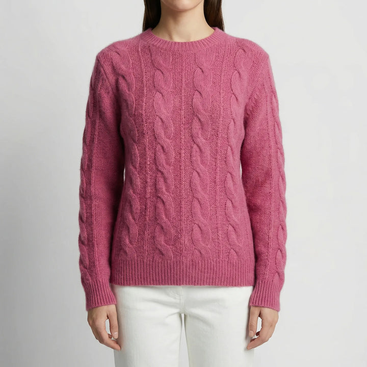 Wintrique - Maglione girocollo a trecce dal taglio rilassato