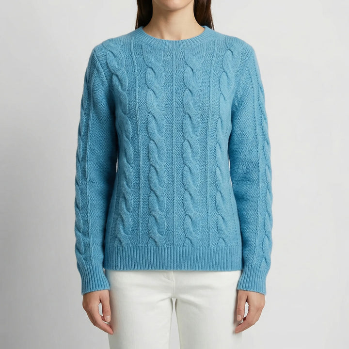 Wintrique - Maglione girocollo a trecce dal taglio rilassato