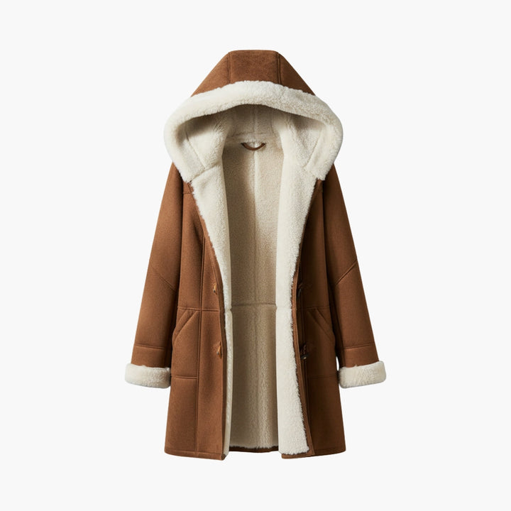 Cappotto con Cappuccio da Donna – Stile con Chiusura a Toggle