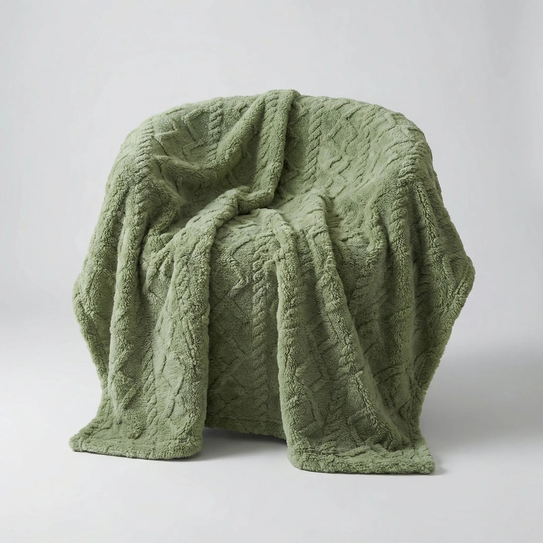 Wyntherr - Coperta invernale spessa e morbida a doppia faccia