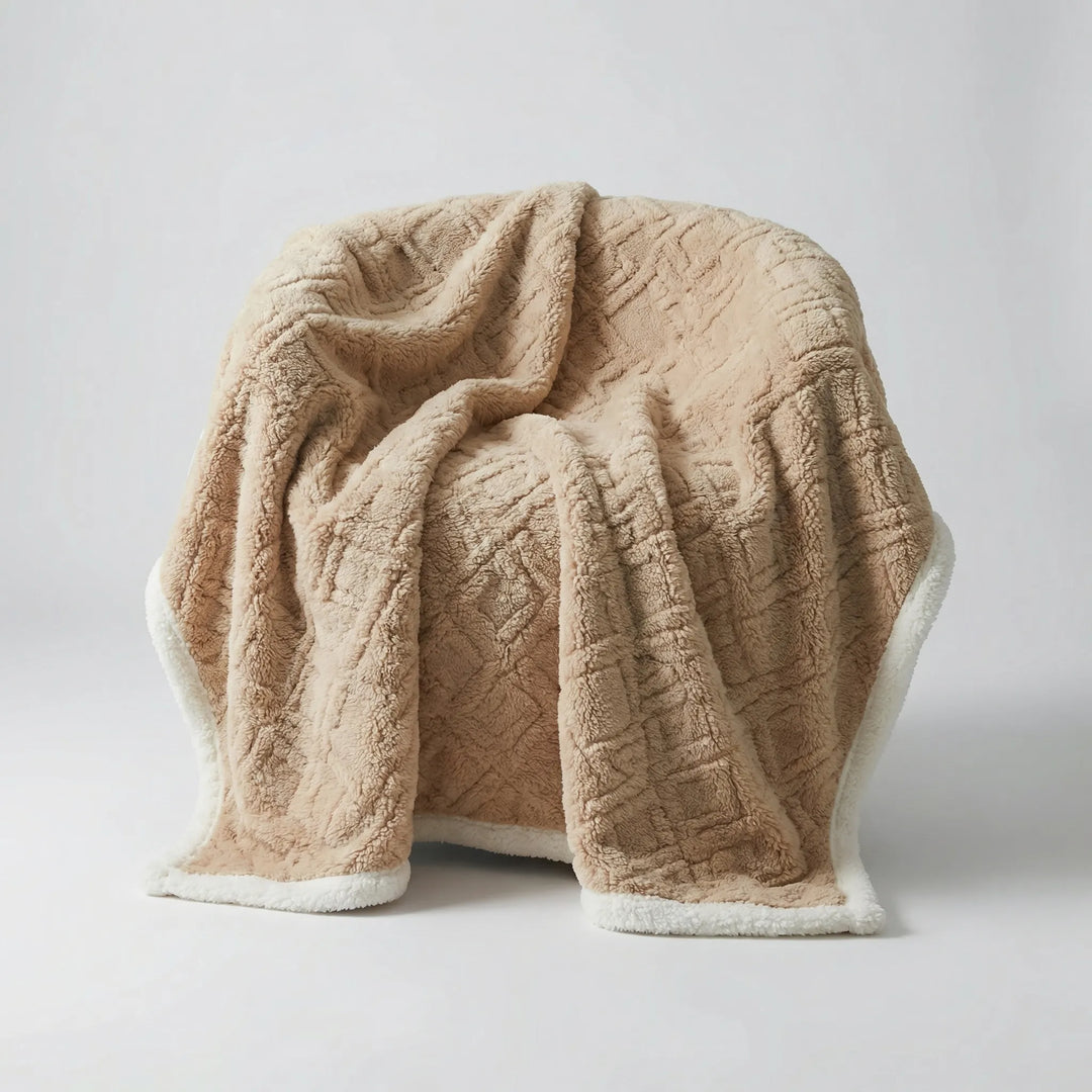 Wyntherr - Coperta invernale spessa e morbida a doppia faccia