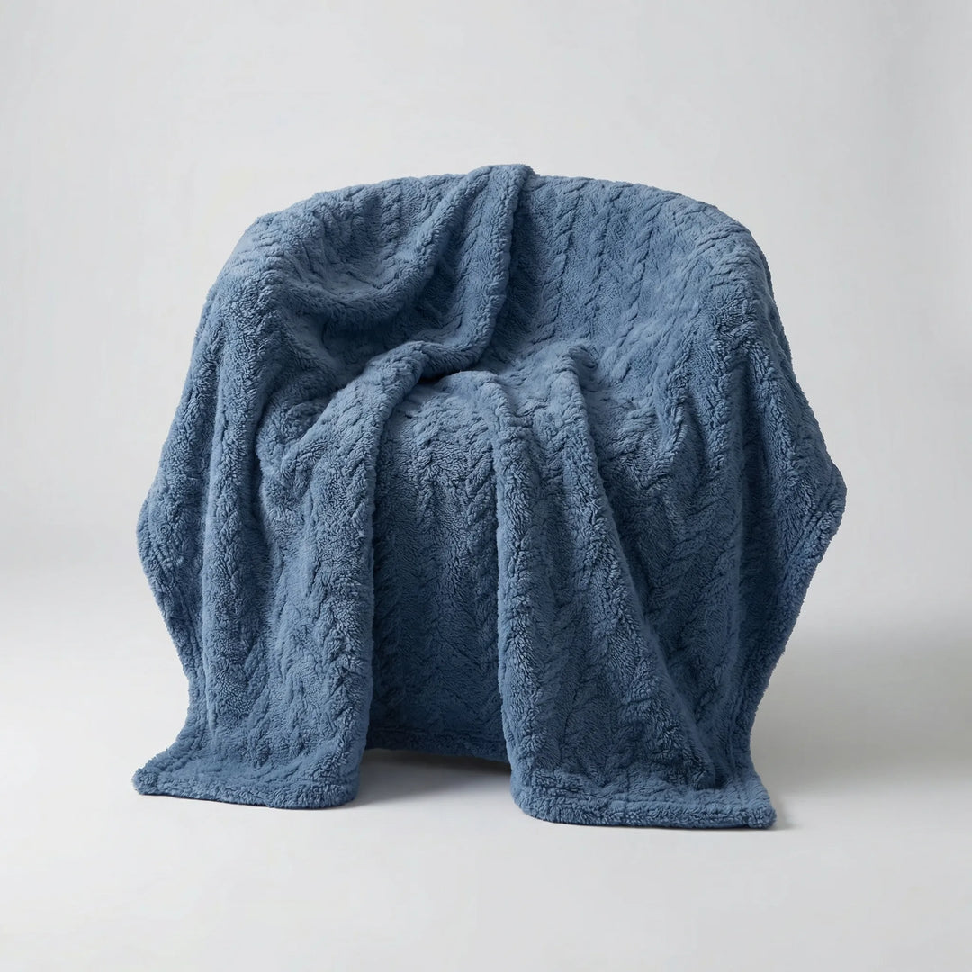 Wyntherr - Coperta invernale spessa e morbida a doppia faccia