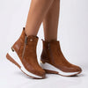 Piattaforma Wedge Stivale alla Caviglia Donna