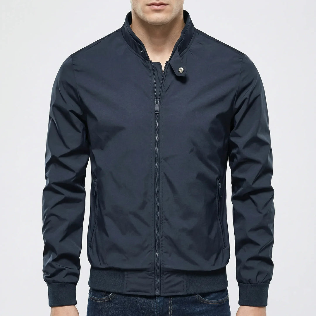Zorvex - Giacca sportiva stile bomber con cerniera