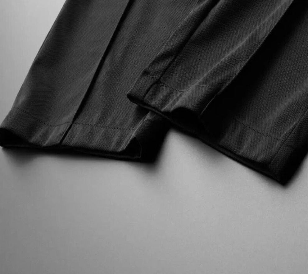 Two-piece set polo shirt and trousers for men