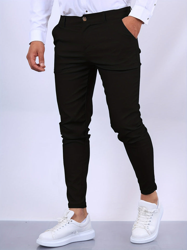 Pantalones skinny elasticizados de hombre
