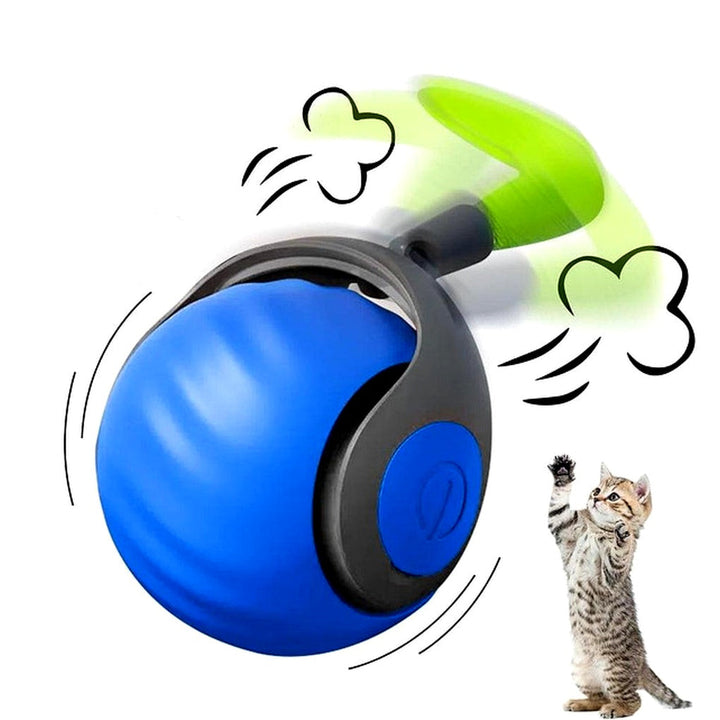 Giocattolo interattivo a forma di palla per gatti – Sfera da gioco mobile e rotante