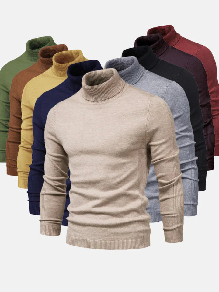 Maglione a collo alto da uomo