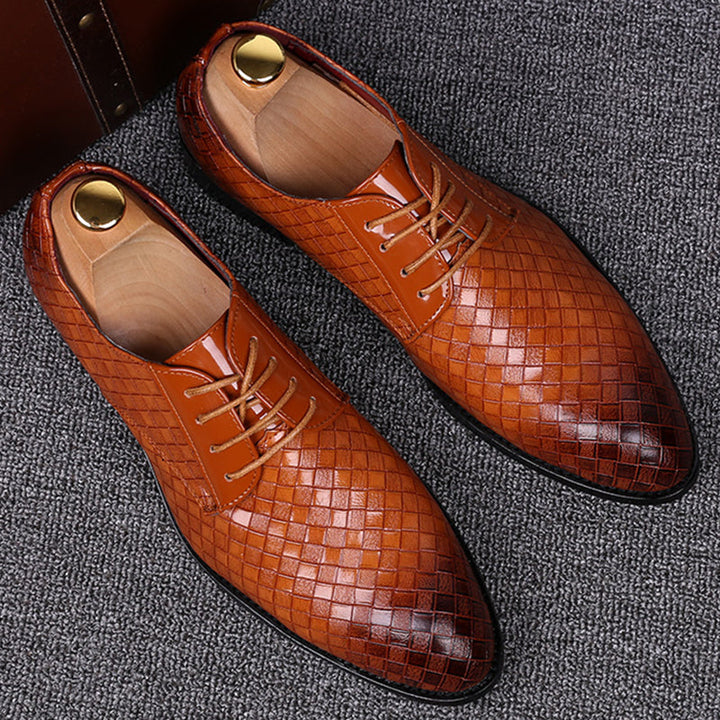 Scarpe da uomo allacciate in pelle