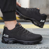 Lightweight black safety shoes, waterproof