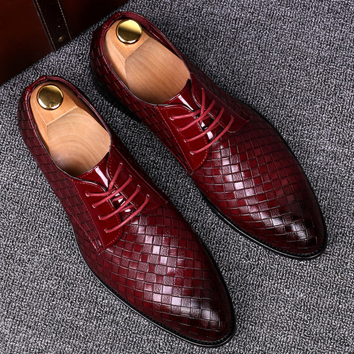 Scarpe da uomo allacciate in pelle
