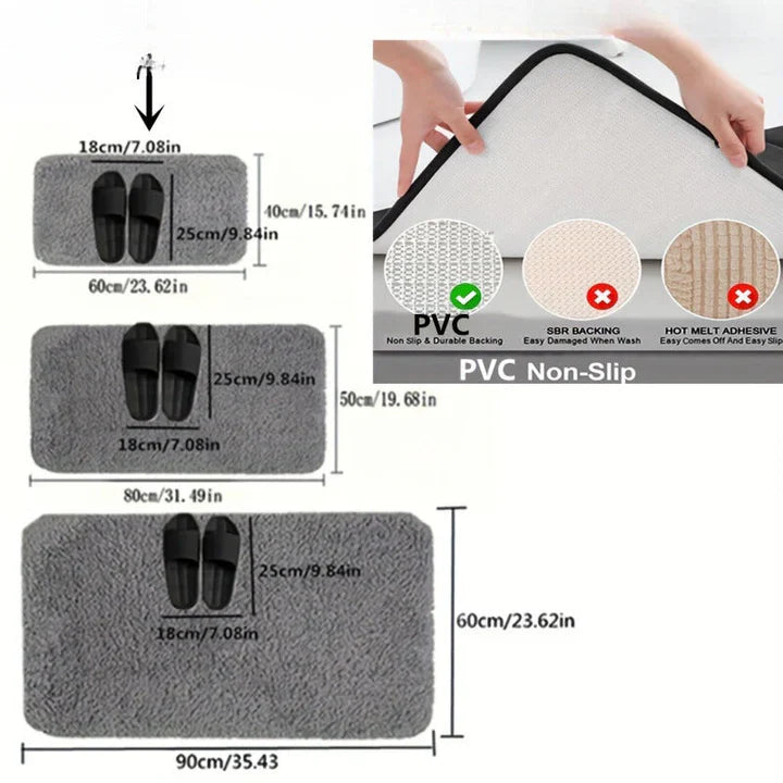 Tappeto da bagno morbido e di lusso