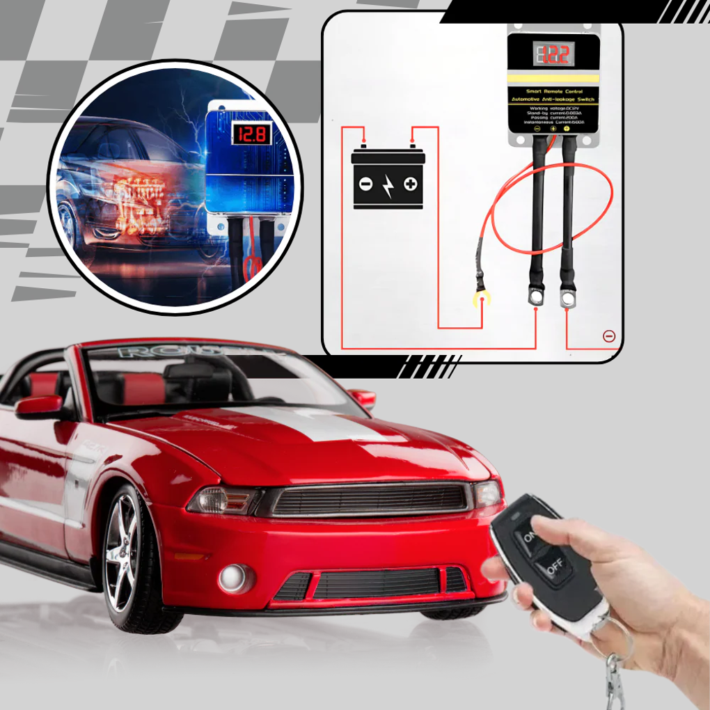 Interruttore di Uccisione Auto – Dispositivo di Disconnessione Batteria Remoto