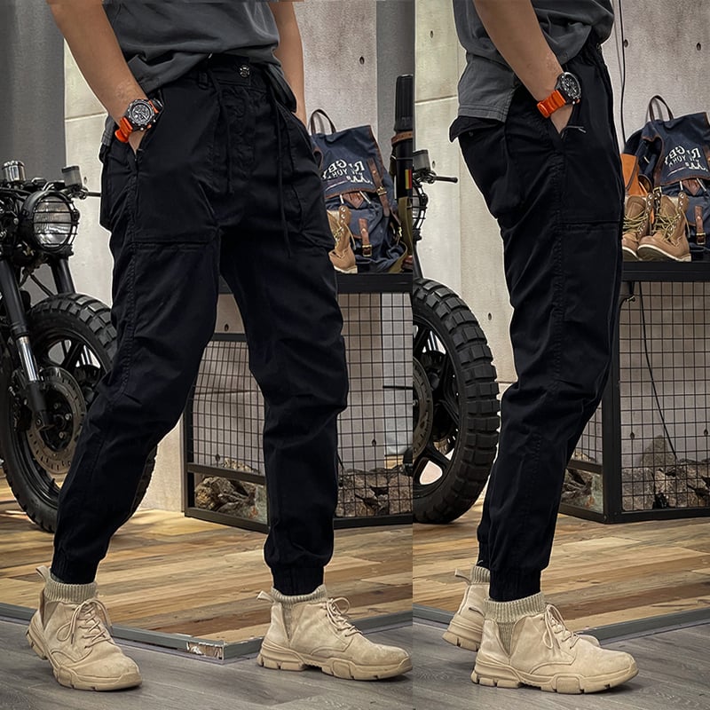 Men's stretch cargo trousers