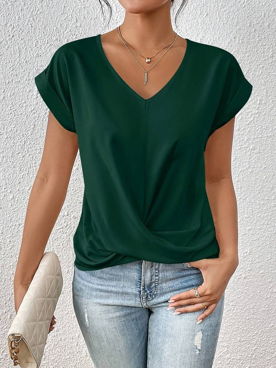 Women's casual short-sleeved shirt