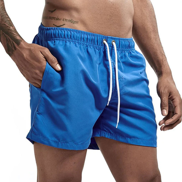 Pantalones cortos de baño de secado rápido para hombre