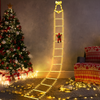 Decorazione di Babbo Natale rampicante