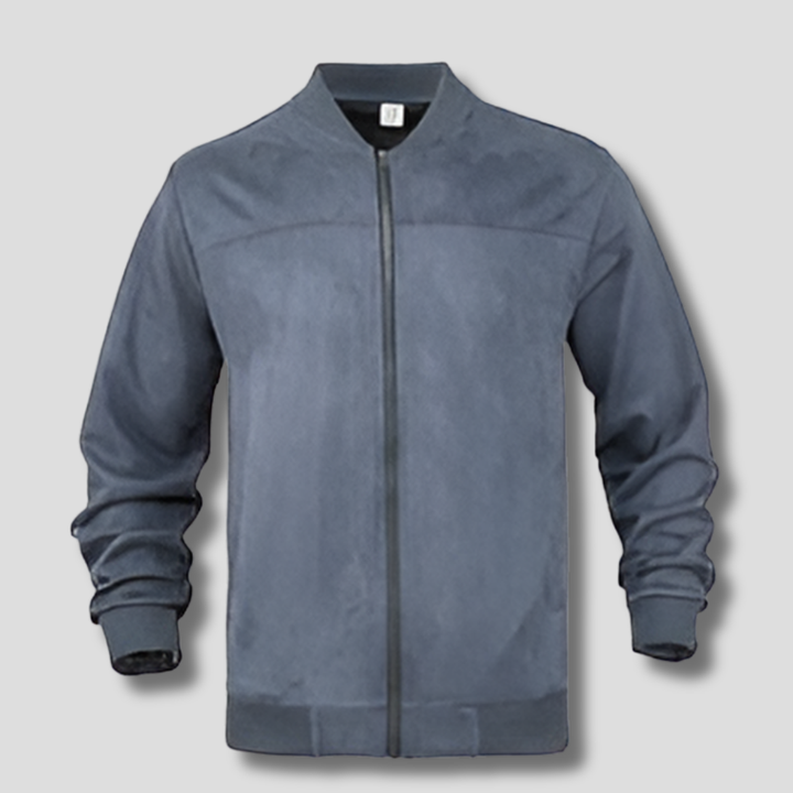 Men's vintage suede leather jacket