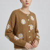 Maglione in Maglia Floreale per Donne