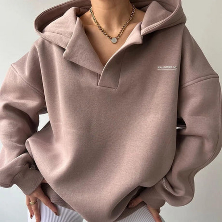 Maglione con cappuccio da donna