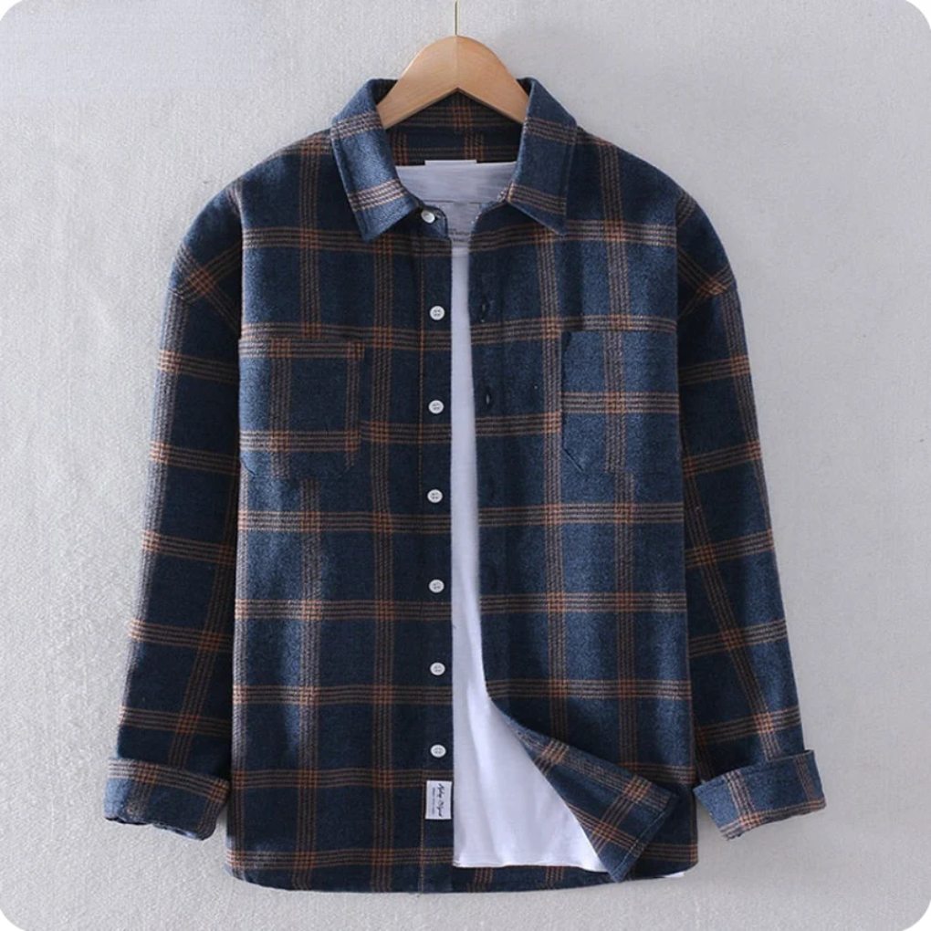 Camicia a Bottoni Stile Classico per Uomini