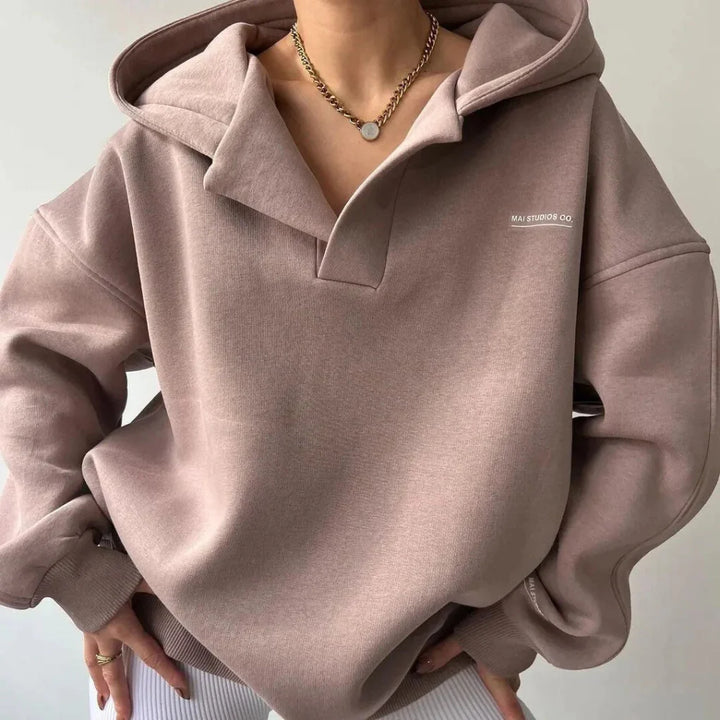 Felpa con cappuccio da donna