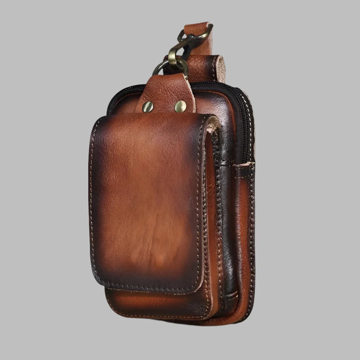 Bolso cruzado de cuero para hombre