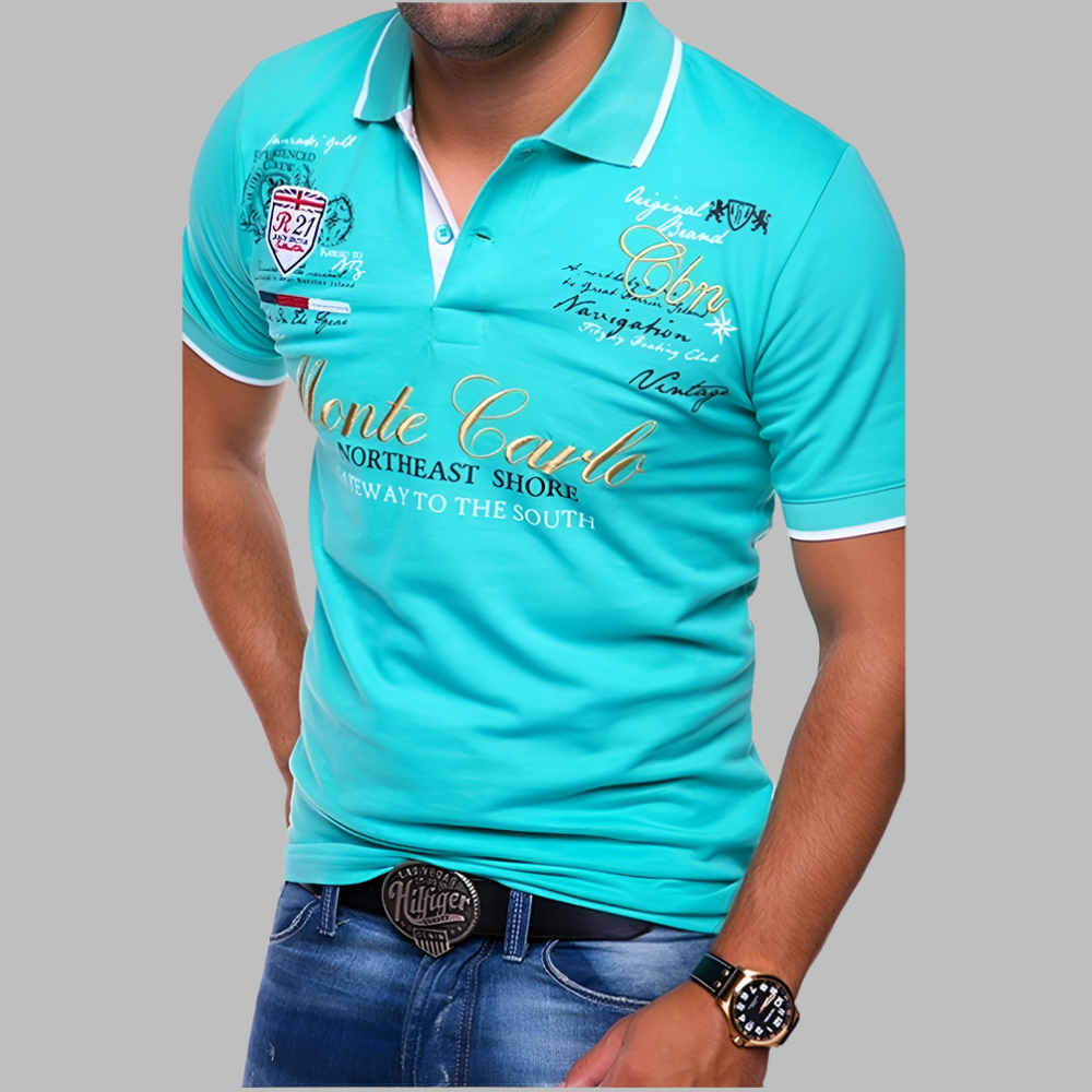 Stijlvolle heren polo, gemaakt van hoogwaardige materialen voor een prachtige pasvorm en trendy uitstraling. Perfect voor elke gelegenheid.