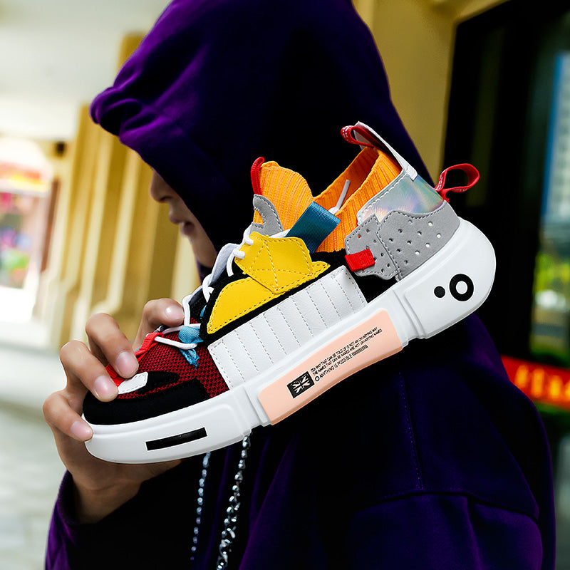 Sneakers da uomo in rete traspirante