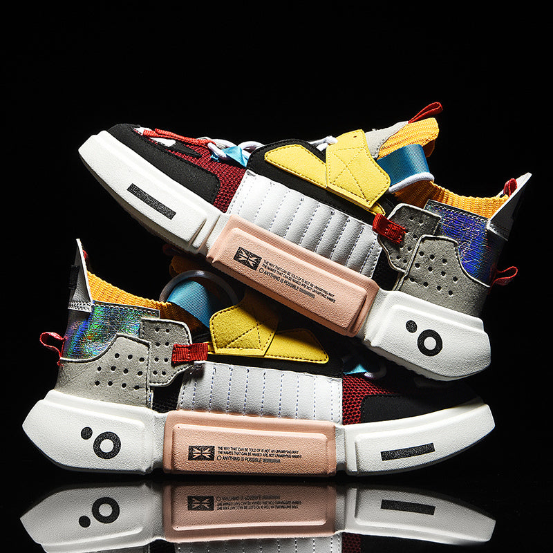Sneakers da uomo in rete traspirante