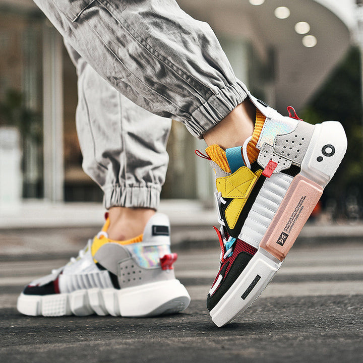 Sneakers da uomo in rete traspirante