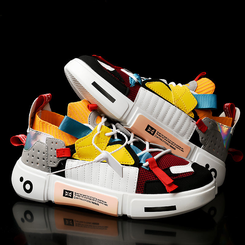 Sneakers da uomo in rete traspirante