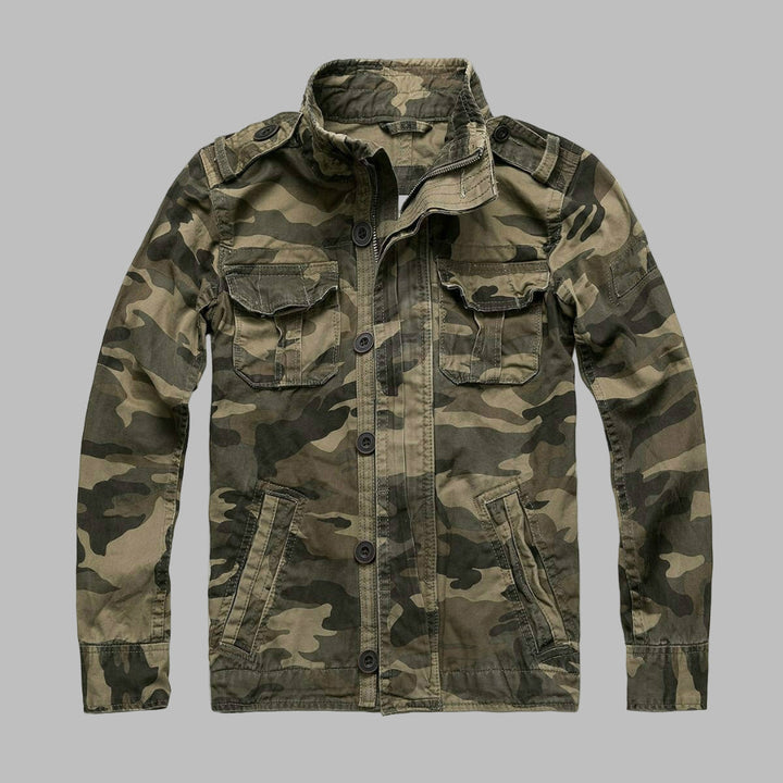 Camouflage military jacket