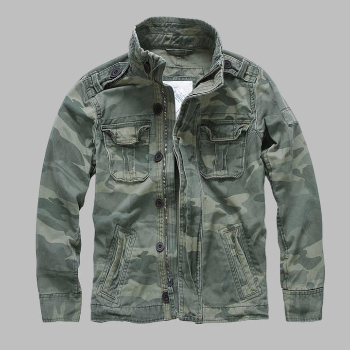 Camouflage military jacket