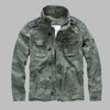 Camouflage military jacket