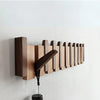 Wall-Mounted Coat Rack in Sturdy Wood with Musical Design