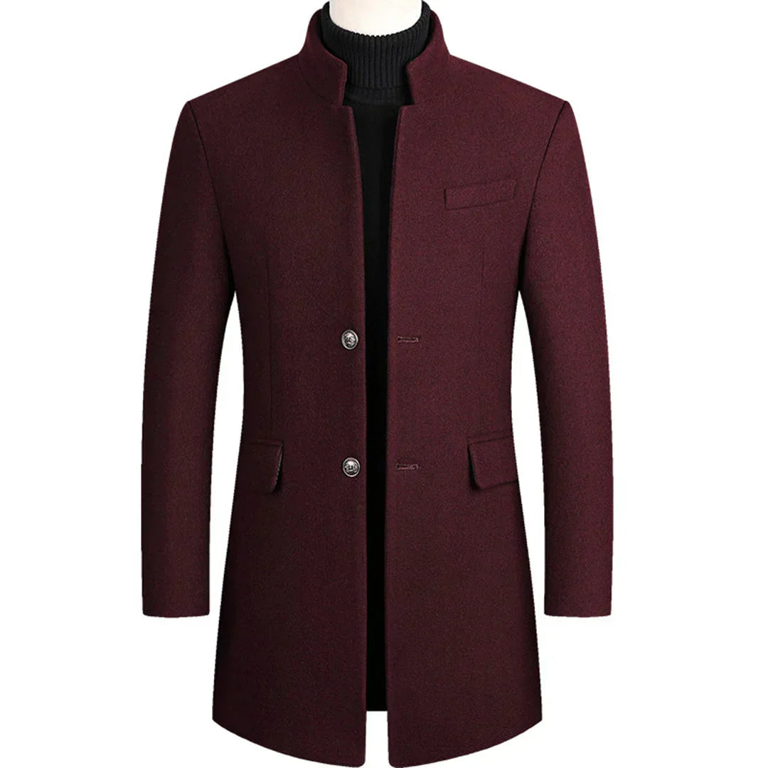 Cappotto Formale Lungo da Uomo con Eleganza Senza Tempo