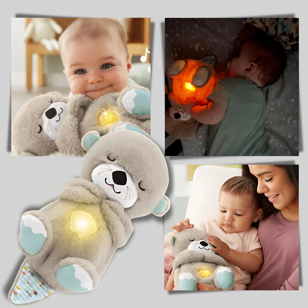 Peluche rilassante a forma di lontra – compagno di sonno rilassante