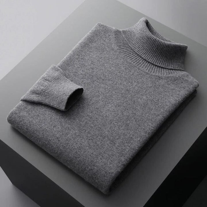Maglione dolcevita da uomo in maglia – Raffinato strato invernale