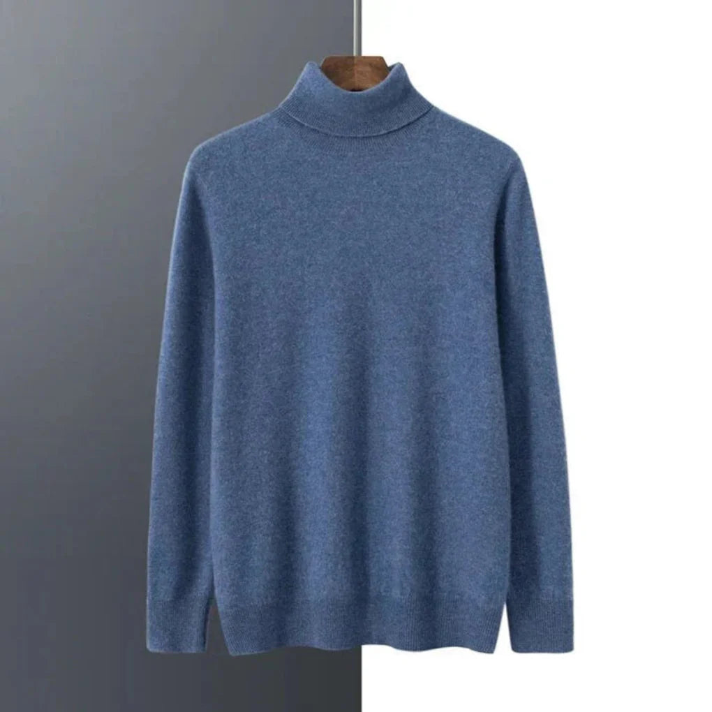 Maglione dolcevita da uomo in maglia – Raffinato strato invernale