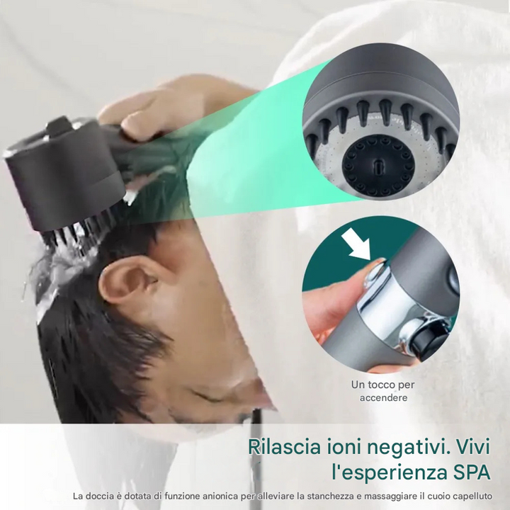 Ducha de ahorro de agua