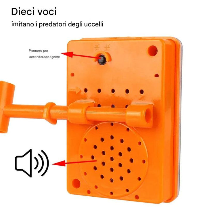 360-degree reflective solar-powered bird repellent