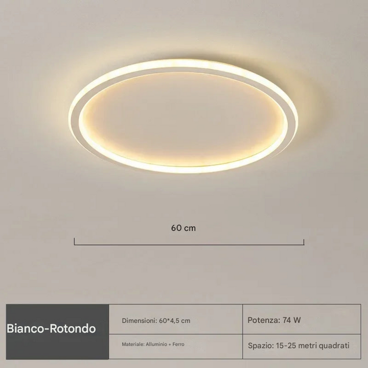 Lampada da soffitto rotonda nordica