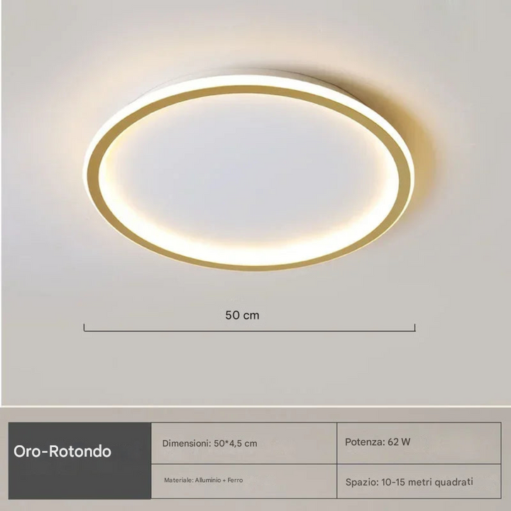 Lampada da soffitto rotonda nordica
