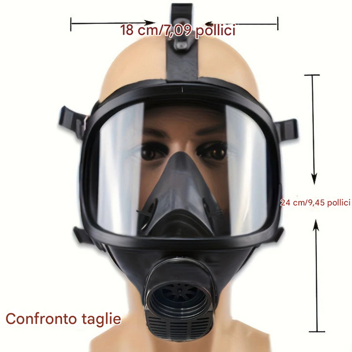 Maschera integrale con filtro da 40 mm